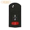 Aks Keys 2005 - 2007 Mazda 6 Wagon Hatchback Flip Key Fob 3B FCC# KPU41788 - FE04-67-5RYB RC-MAZDA-16C - alternate 2