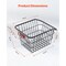 Vevor Rear Bike Basket Metal Wire Bicycle Basket Reflective Tail Light Cover TX-SS-05 - alternate 7