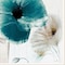 Homeroots Set Of Two Poppy 2 White Framed Print Wall Art, 2PK 408066 - alternate 4