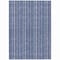 Homeroots 10' X 14' Denim Blue And Ivory Striped Washable Indoor Outdoor Area Rug 615048 - alternate 9