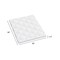 Homeroots 2in White Cotton Extra-long Twin Mattress Topper 711923 - alternate 3