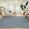 Homeroots 9' X 12' Aqua And Ivory Geometric Indoor Outdoor Area Rug 551538 - alternate 7