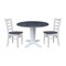 Whitewood Industries Extension Dining Tables, 45 in L, 38 in H, Parawood, 3 Piece K05-42DPT-23-C617-2 - alternate 1