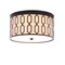 Jonathan Y Link 3-Light 16.75" Metal LED Flush Mount, Oil Rubbed Bronze JYL3508A - alternate 1