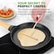 Nutrichef 11 in Non-Stick Crepe Pan with Wooden Spreader, Durable Marble Coated Dosa Pan, Bakelite And Wood NCMKCP002411BK - alternate 5