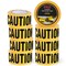 Pyle Caution Tape Set, Caution, Yellow, 3 in Wide x 656 ft Length, Polyethylene, 0.0012 inches per roll PCNTX8 - alternate 1