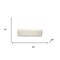 Homeroots 59in White Tufted Boucle Upholstered Bench 714186 - alternate 4