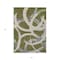 Homeroots 5' X 8' Olive Green Beige And Gray Abstract Washable Indoor Outdoor Area Rug 599143 - alternate 7