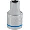 Channellock 1/2'' Drive 8 mm 6-Point Shallow Metric Socket 302790 - alternate 1