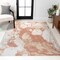 Jonathan Y Marmo Abstract Marbled Modern Orange/Cream 5 ft. x 8 ft. Area Rug CTP201A-5 - alternate 1