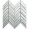 Apollo Tile White 10.4 in x 10.4 in Glass Glossy, Matte Floor and Wall Mosaic Tile 3.76 sqft/case, 5PK APLICL8802A - alternate 1