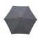 Seasonal Trends TiltCrank Market Umbrella, 944 in H, 1063 in W Canopy, 1063 in L Canopy, Hexagonal Canopy 59655 - alternate 3