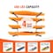 Vevor Kayak Storage Wall Mount Hanger Rack for 4 Canoe Paddle Kayak Hanging Hook Y08004 - alternate 6