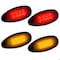 Recon 99-13 SILVERADO/SIERRA DUALLY FENDER LENSES (4PC) 2 RED/2 AMBER LED LI 264133BK - alternate 1