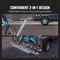 Vevor Motorcycle Carrier Scooter Dirt Bike Hitch Mount 600LBS Rack Ramp Hauler TD-1004-08 - alternate 5