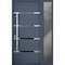 Vdomdoors Steel Door Deux 1105 Gray Graphite Sidelight Exterior Window Stainless Inserts Single Modern Painte DEUX1105EXD-GRE-W36+14xH80-RH-O - alternate 12