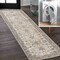 Jonathan Y Hiero Persian Border Low-Pile Machine-Washable Cream/Terra 2 ft. x 8 ft. Runner Rug WSH314A-28 - alternate 1