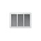 Truaire 18 in. x 12 in. White Stamped Return Air Grille 170 18X12 - alternate 2