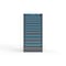 Strong Hold 13 drawer cabinet - (4x 2ft, 4x 3ft, 4x 4ft, 1x 5ft) - Blue accents - Electronic Lock S3060-PPRAS-1301FS - alternate 1