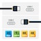 Startech.Com 5ft USB4 Cable, USB-C 80Gbps CC5FT80GUSB4CABLEW - alternate 2