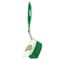 Libman Heavy-Duty Scrub Brush, 1-1/2 in L Trim, PET, Green, 3-1/2 in W Brush, 11.13 in OAL, White 54 - alternate 3