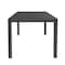 Leisuremod Marlin 78 in Aluminum Extendable Dining Table, 330 lb Capacity, Seats 8, Weatherproof MDT78BL - alternate 10