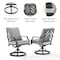Crosley Otto 2Pc Swivel Outdoor Dining Chair Set CO6290MB-GY - alternate 9