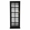 Homeroots Dynasty Contemporary Black and White Tall Curio Cabinet 401667 - alternate 1
