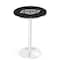 Holland Bar Stool Co 42" Chrome Los Angeles Kings Pub Table, 36" dia. Top L214C4236LAKing - alternate 1