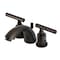Kingston Brass Mini-Widespread Bathroom Faucet with Pop-Up Drain, Oil Rubbed Bronze KB8955CML - alternate 1
