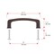Richelieu Charlemagne Collection 3 in (76.2 mm) Center-to-Center Brushed Oil-Rubbed Bronze Transitional Cabinet Pull BP81076BORB - alternate 11