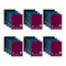 Roaring Spring Case of Wirebound Notebooks, 10.5"x8", 1 Subject, 70 sht, Assorted Color Covers, Wide Ruled w/Margin, PK24 10021cs - alternate 11