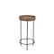 Homeroots Set of Three 29" Black And Brown Round End Tables, 3PK 518014 - alternate 7