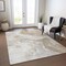 Homeroots 10' X 14' Ivory And Beige Abstract Washable Indoor Outdoor Area Rug 617637 - alternate 7