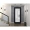 Vdomdoors Front Exterior Prehung FiberGlass Door Frosted Glass / Manux 8102 Matte Black / Office Commercial a MANUX8102EXD-BLK-W30 x H80-RH - alternate 4