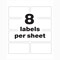 Avery Tamper-Evident Asset Tag Labels, La, PK64 60538 - alternate 6