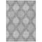 Homeroots 5' X 8' Gray Silver And Charcoal Ikat Washable Indoor Outdoor Area Rug 589153 - alternate 5
