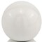 Homeroots 4" White Aluminum Decorative Orb Tabletop Sculpture 373766 - alternate 5