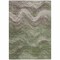 Homeroots 3' X 5' Green And Taupe Abstract Washable Indoor Outdoor Area Rug 618166 - alternate 9
