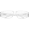 Ironwear Polycarbonate UV Safety Glasses with Comfort Grip Temple Tips, Clear, White 3575-C-W - alternate 2