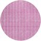 Homeroots 8' Blush And Ivory Round Striped Washable Indoor Outdoor Area Rug 595855 - alternate 8