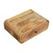 Homeroots 18" Oak Solid Wood Oval One Drawer Floating Nightstand 653834 - alternate 8