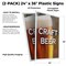 Signmission Craft Beer, Plastic Signs Only 24 Inch x 36 Inch, Corrugated Plastic, 2PK CSB-2436-2PACK-Craft Beer - alternate 2