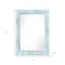 Homeroots 12" x 24" Blue Solid Wood Hanging Picture Frame 386510 - alternate 6