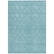 Homeroots 10' X 14' Teal Blue And Navy Blue Geometric Washable Indoor Outdoor Area Rug 613595 - alternate 8