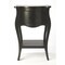 Homeroots 28" Black One Drawer Nightstand 388903 - alternate 5