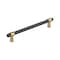 Amerock Mergence 12 inch 305mm Center-to-Center Matte Black/Champagne Bronze Appliance Pull BP36982FBCZ - alternate 1