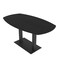Skutchi Designs Arc Boat Conference Table, 36 in W, 72 in L, Black HAR-ABOT-36X72-DOU.BK-U999ST19 - alternate 1