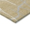 Homeroots 5' X 8' Gold And Beige Abstract Washable Indoor Outdoor Area Rug 601123 - alternate 8