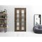 Sartodoors Sliding Closet Bi-fold Doors Oak Solid Core Modern Interior QUADRO4002BF-AKA-64 x 80 (2* 32x80) - alternate 4